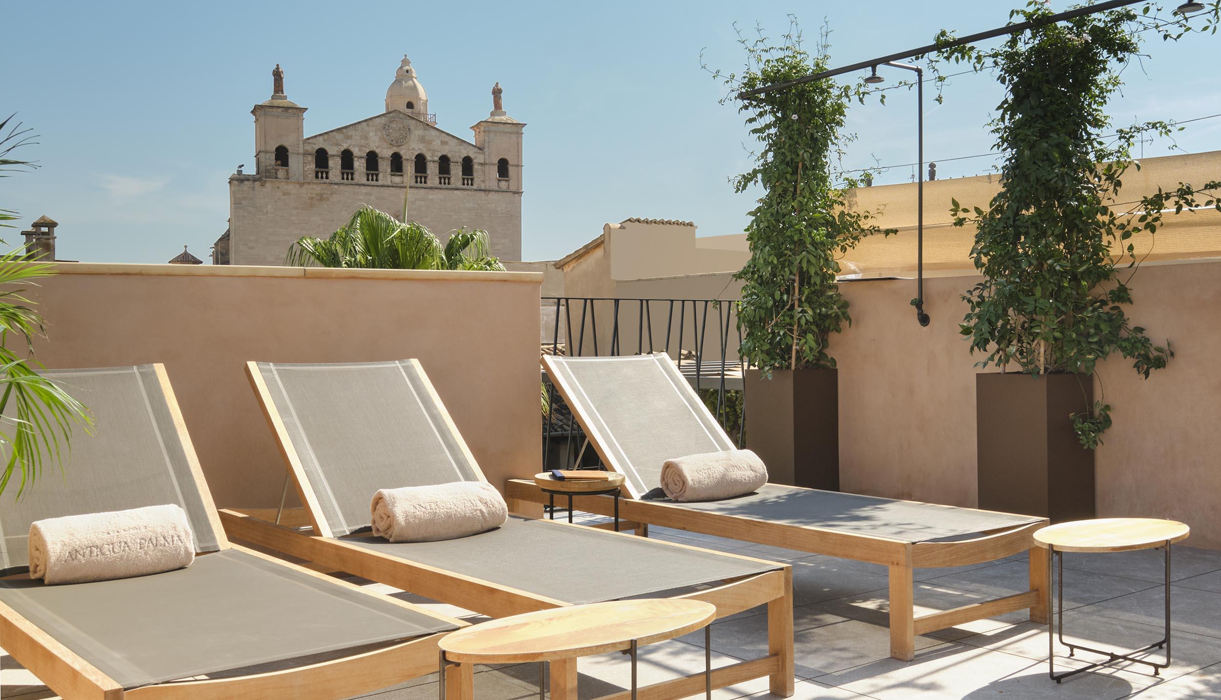 Hotel Antigua Palma - Casa Noble Palma de Maiorca Exterior foto Rooftop pool