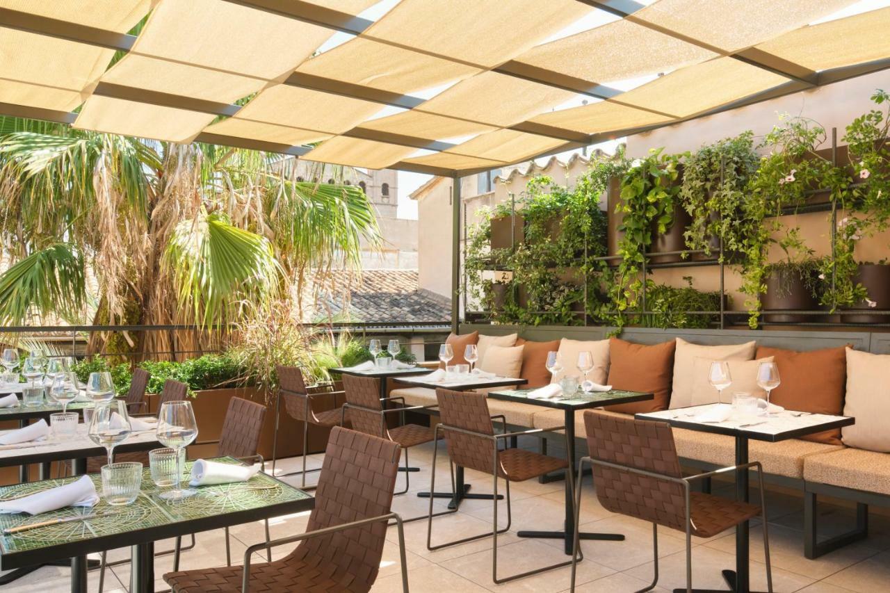 Hotel Antigua Palma - Casa Noble Palma de Maiorca Exterior foto The restaurant's terrace