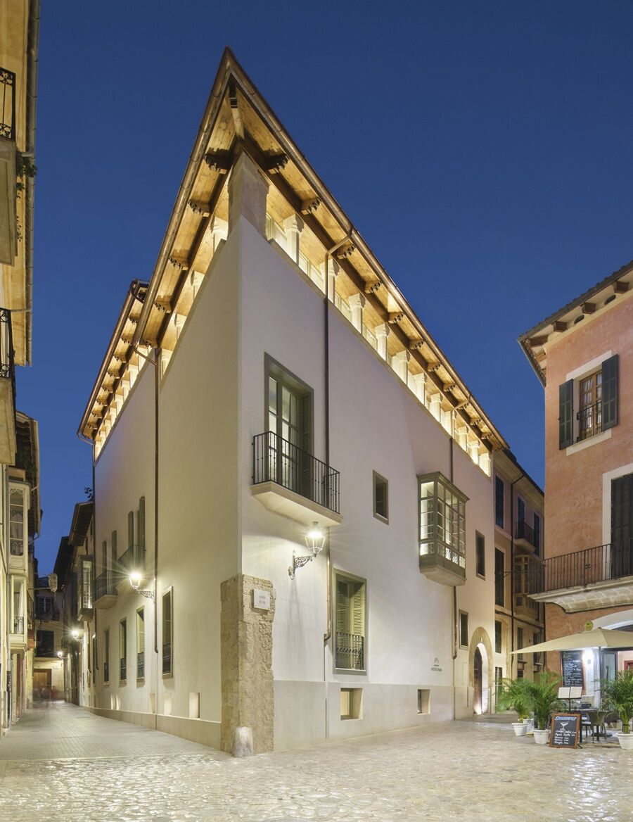 Hotel Antigua Palma - Casa Noble Palma de Maiorca Exterior foto The museum at night