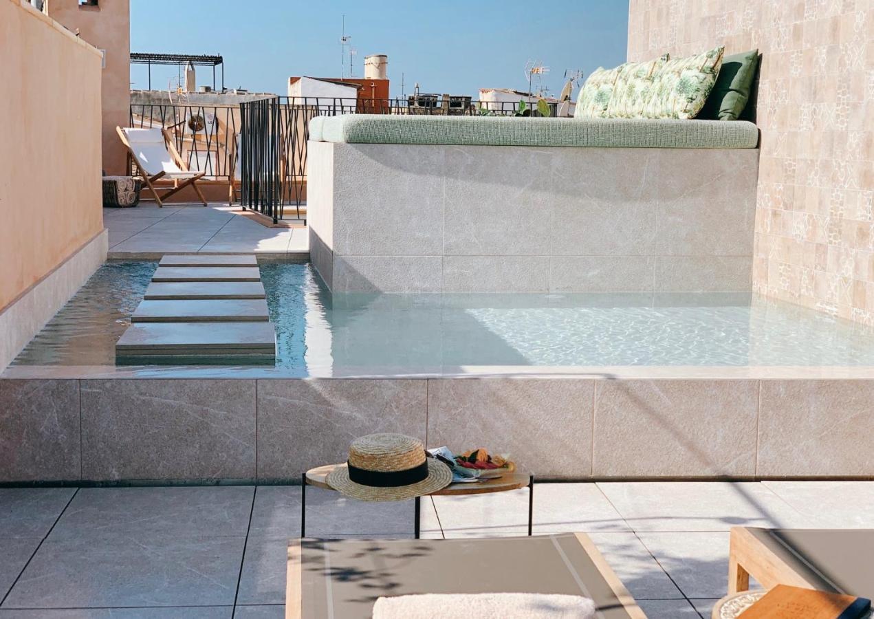 Hotel Antigua Palma - Casa Noble Palma de Maiorca Exterior foto Rooftop pool at the Hotel